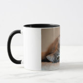 Mug Long chapeau bleu russe haïe par Shirley Taylor (Gauche)