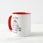 Mug Long Distance Mug, Soeur - Soeurs pour toujours ja (Devant gauche)