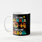 Mug Long Été Bienvenue École Rétro Groovy Retour À (Gauche)