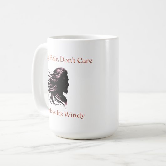 Mug Long Hair, Don't Care (Devant gauche)