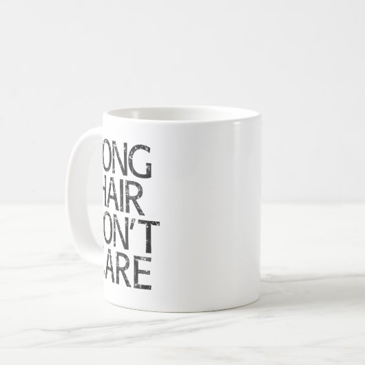 Mug Long Hair Don't Care Gift  (Devant gauche)