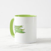 Mug Long haricots verts légumes Jardin Légume Veg (Devant gauche)