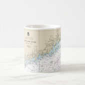 Mug Long Island Sound Western Part Carte marine (Centre)