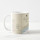 Mug Long Island Sound Western Part Carte marine (Gauche)