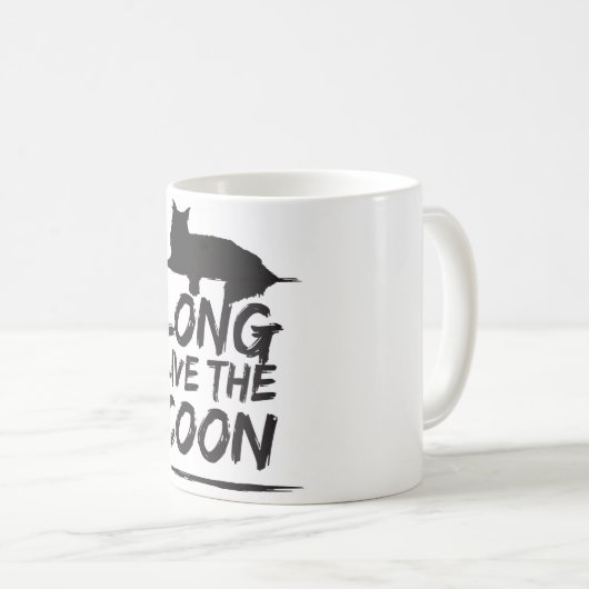 Mug Long Live The Coon ! Maine Coon Chats Café (Devant droit)