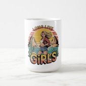 Mug Long Live the Girls – Retro Feminine Empowerment  (Centre)
