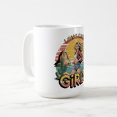 Mug Long Live the Girls – Retro Feminine Empowerment  (Devant gauche)