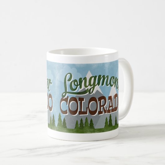 Mug Longmont Colorado Snowy (Devant droit)