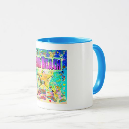 Mug Longue heure de plage (Devant droit)