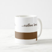 Mug Longue illustration mignonne de teckel (Devant droit)