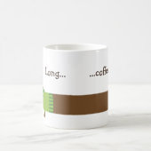 Mug Longue illustration mignonne de teckel (Centre)