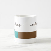 Mug Longue illustration mignonne de teckel (Centre)