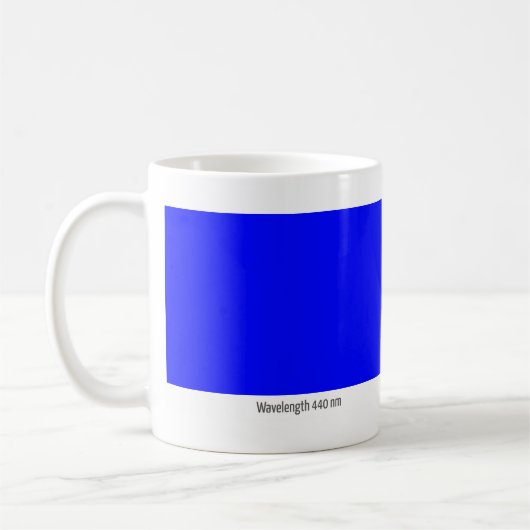 Mug Longueur d'onde 440 nanomètre (Gauche)