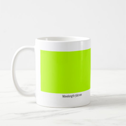 Mug Longueur d'onde 560 nanomètre (Gauche)