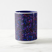 Mug Looking like blue and pink texturel of wall (Centre)