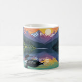 Mug Loon au coucher du soleil (Centre)