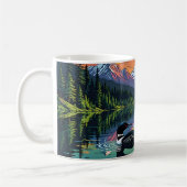 Mug Loon au coucher du soleil (Gauche)