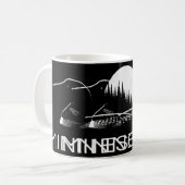 Mug Loon Et Arbres Du Minnesota Au Lune (Devant gauche)