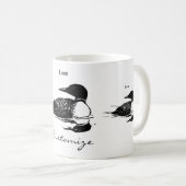 Mug Loon Swimming Bird Art Thunder_Cove (Devant droit)