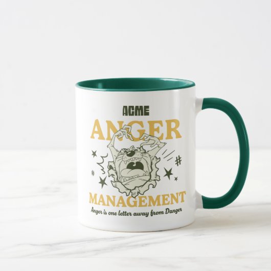 Mug LOONEY TUNES™ Gestion de la colère de |TAZ™ ACME (Droite)