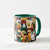 Mug LOONEY TUNES™Motif de blocs de vacances (Devant droit)