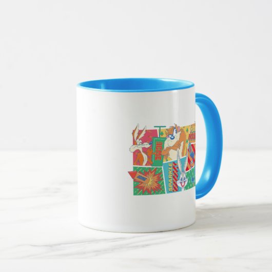 Mug LOONEY TUNES™ | Motif Joyeux Noël (Devant droit)