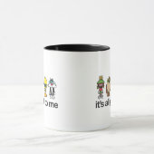 Mug LOONEY TUNES™ Nerds - Zéro en Geek (Centre)