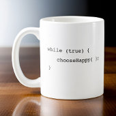 Mug Loop Infinite Funny Choisissez Happy Programmer