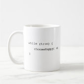 Mug Loop Infinite Funny Choisissez Happy Programmer (Gauche)