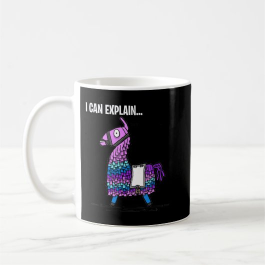 Mug Loot Llama Je Peux Expliquer Jeux (Gauche)