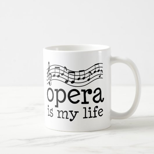 Mug L'opéra est ma vie (Droite)