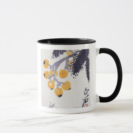 Mug Loquats et une sauterelle (Droite)