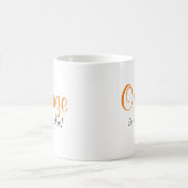 Mug L'orange amusant est ma couleur disant (Centre)