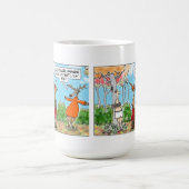 Mug L'orange de flamme rend-elle mon sembler de bout (Centre)