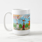 Mug L'orange de flamme rend-elle mon sembler de bout (Gauche)