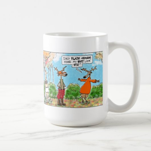 Mug L'orange de flamme rend-elle mon sembler de bout (Droite)