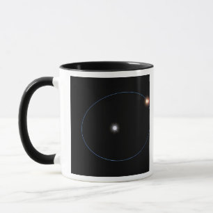 Mug L'orbite d'un système triple étoile en forme d'hor