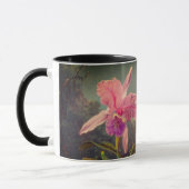 Mug L'orchidée de Cattleya et trois colibris Heade (Gauche)