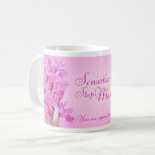 Mug L'orchidée sensationnelle de lillac de maman (Devant gauche)