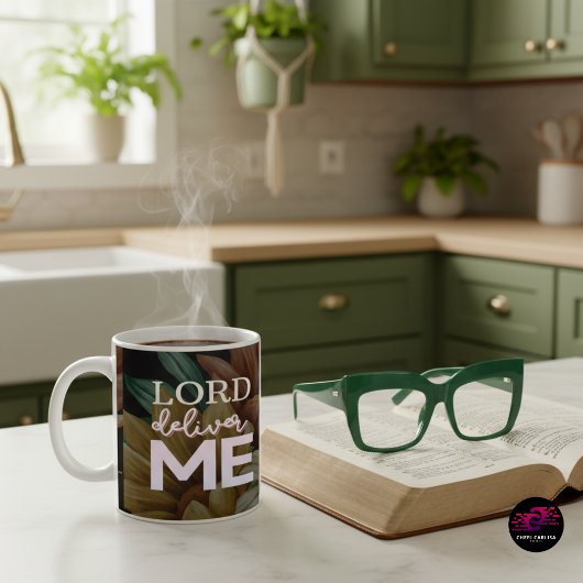 Mug Lord Deliver Me - Floral