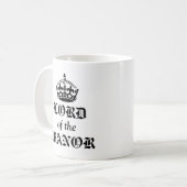Mug Lord du manoir Couronne thème (Devant gauche)