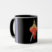 Mug Lord Ganesha en thaïlandais traditionnel Khon Mask (Devant gauche)
