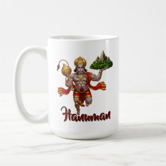 Mug Lord Hanuman Flying Lifting Mountain