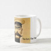 Mug Lord Kitchener Tea Mug, Je Veux Vous .. (Devant droit)