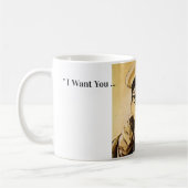 Mug Lord Kitchener Tea Mug, Je Veux Vous .. (Gauche)