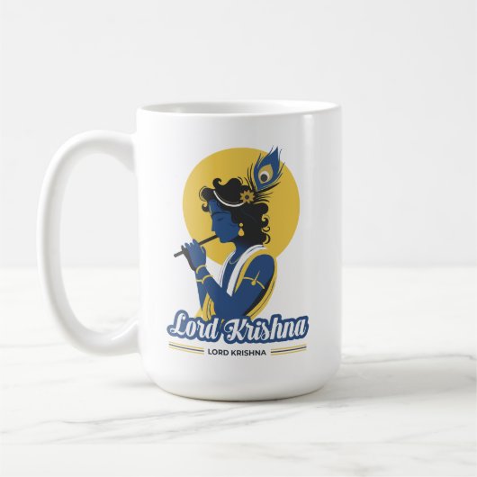 Mug Lord Krishna Ji T-Shirt (Gauche)