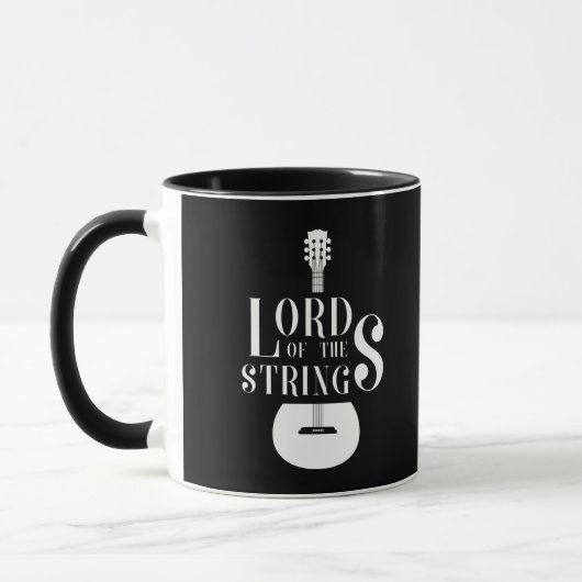 Mug Lord Of The String Guitar TShirt (Gauche)