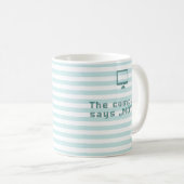 Mug L'ordinateur dit "Non". (Devant droit)