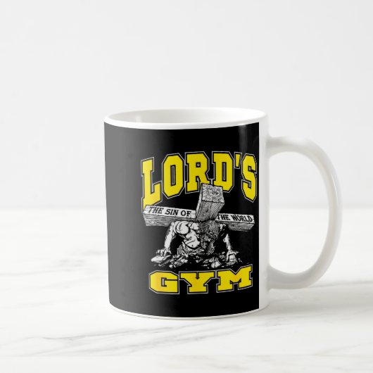 Mug Lords Gym - Le Péché du Monde Jésus  (Droite)