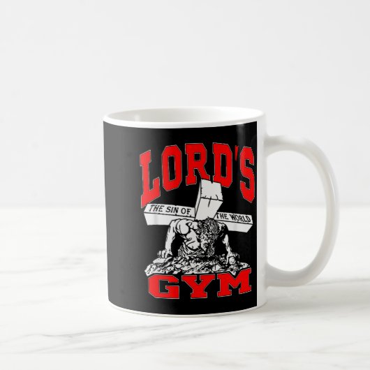 Mug Lords Gym - Le péché du monde Jésus (Droite)